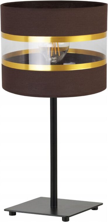 Nachttischlampe, Eleganter Goldener Lampenschirm, 20 Cm