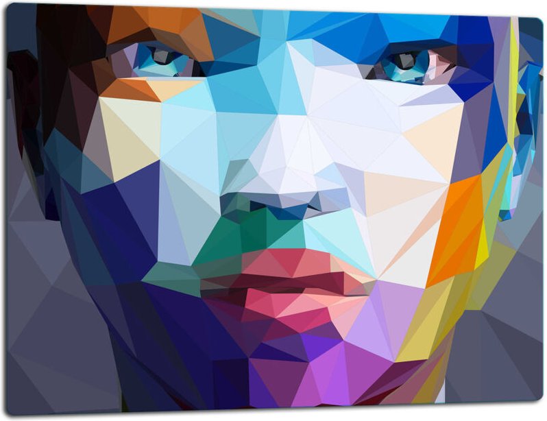 Glasschild Schneidebrett 52x40 Schnichte