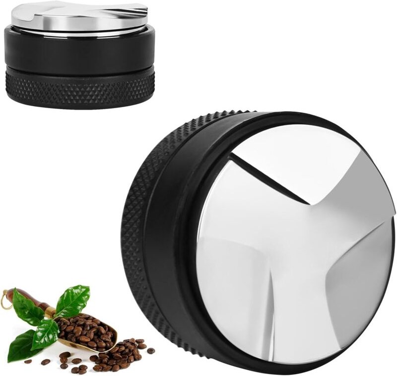 Barista-Kaffeespender – 58 mm Durchmesser – Höhenverstellbar – Für Kaffeefilterhalter – Schwarz