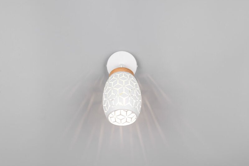 Trio Wandlampe 1er Spot Spot Bidar Ø 12 x 27 cm weiß matt