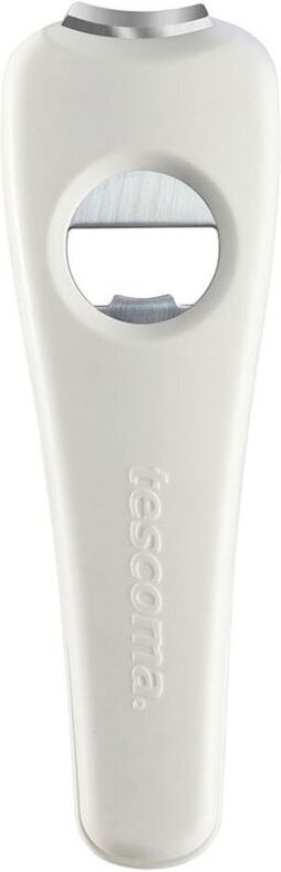 Presto' Multifunktionsöffner für verschiedene Behälter aus Edelstahl und weißem Kunststoff