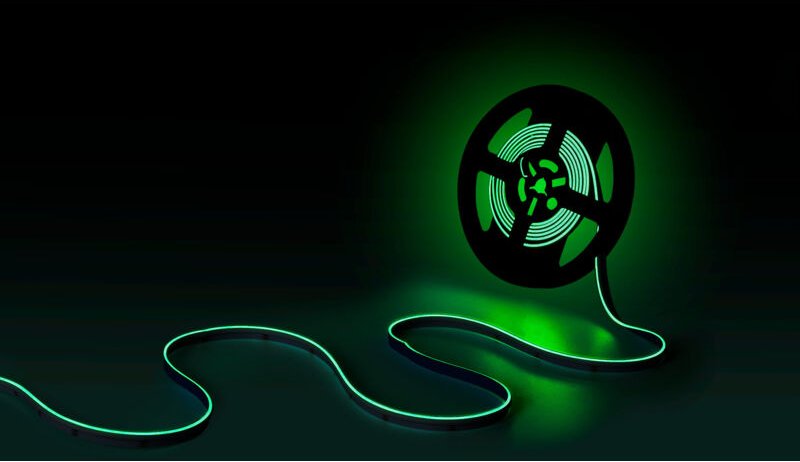 Barcelona Led - rgb cob LED-Streifen - 24V dc - Seitliche Lichtabstrahlung -