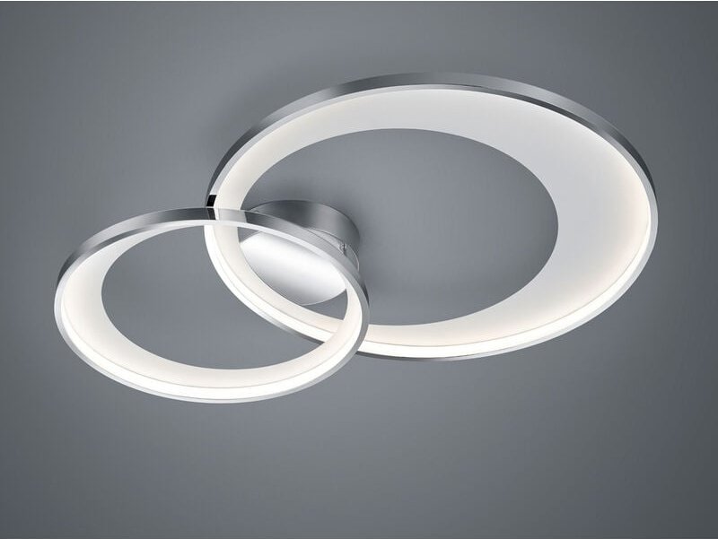 Dimmbare led Deckenleuchte granada in Silber Chrom, Breite 85cm