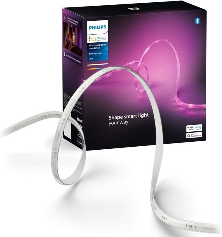 20w ip20 rgb led strip 10m weiß - 32675000 - Philips Hue