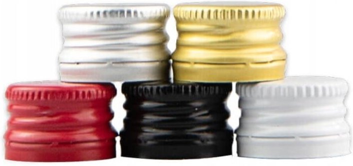 10 Mini-Flaschenverschlüsse 18 x 12