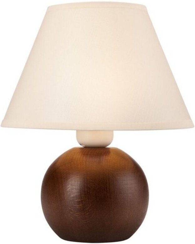 Lamkur Tischlampe mit Schirm Wenge, 1x E27
