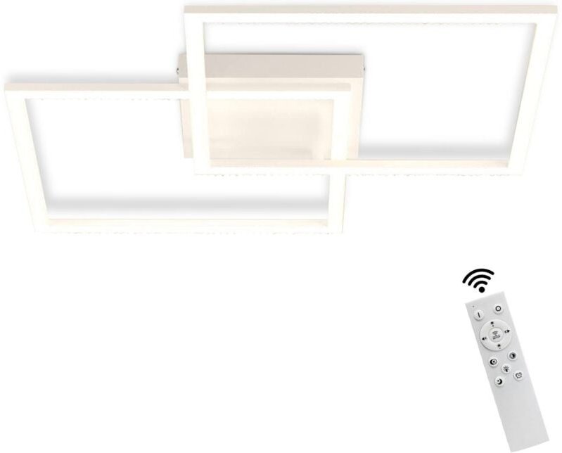 Led Deckenlampe Dimmbar Wohnzimmerlampe: Wohnzimmer Deckenleuchte Modern Design Schlafzimmerlampe mit Fernbedienung 52W ...