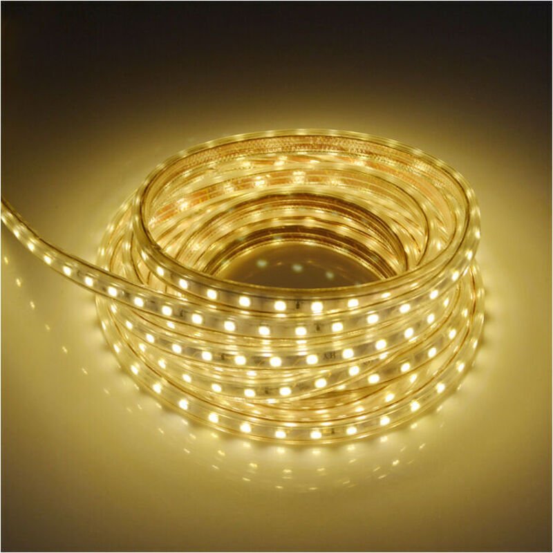 3 Meter LED-Streifen mit Schalter 5050 IP65 wasserdicht, Warmweiß, DEBUNS