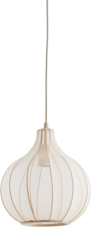 Thumbnail - Hängeleuchte - Elati - beige - textil - E27 - - Light&living