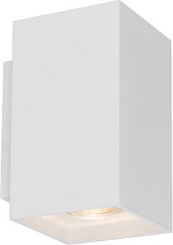 Moderne Wandleuchte quadratisch weiß - Sandy