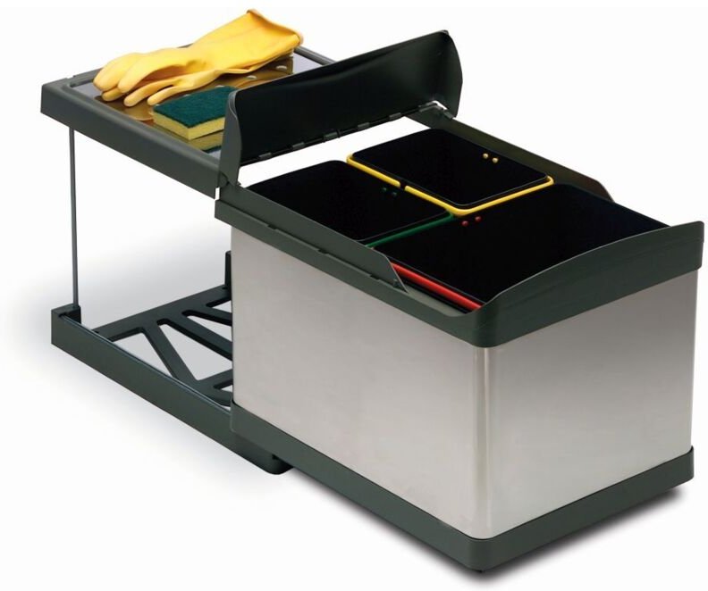 Linea 504 450mm Abfallsortierer 1x16l+2x7,5l SANS MARQUE