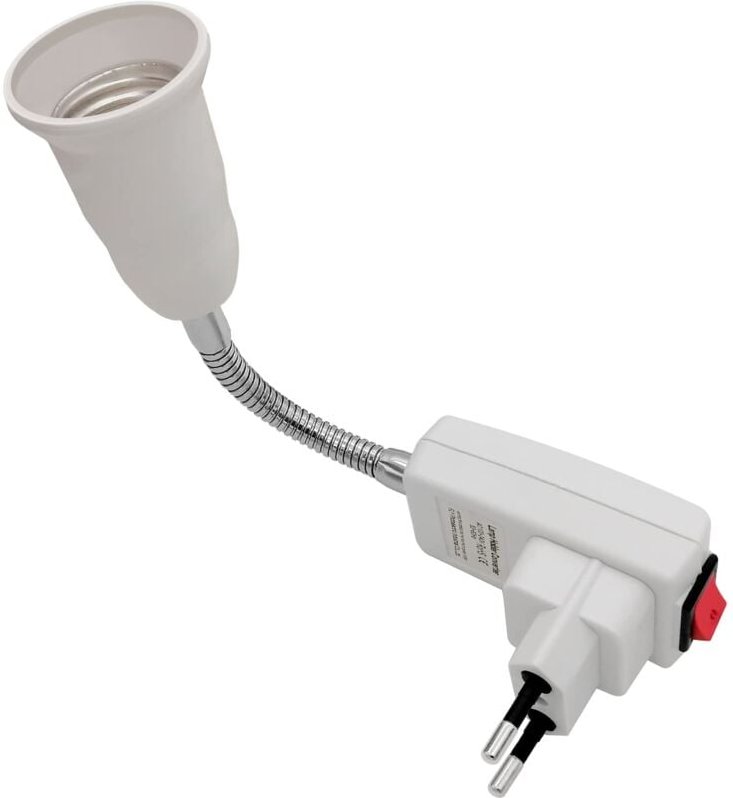 E27-Fassung mit Schalter für Küchenwandleuchte, AC 220 V, E27-Fassung, Lampenfassung für Tisch-Garage-Lampe (ohne Glühbi...