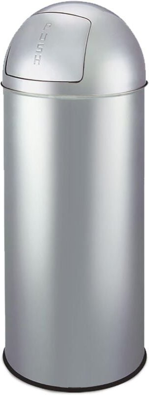 King Home - Müllbehälter aus Stahl 30 x 30 x 66 cm