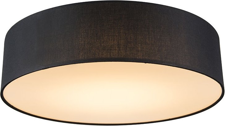 Deckenleuchte schwarz 40 cm inkl. led - Drum led