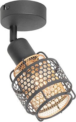 Design-Deckenleuchte Schwarz mit Gold - Noud