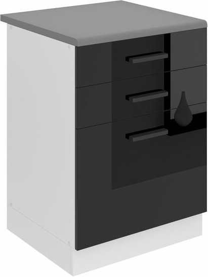 Unterschrank Küche, Küchenunterschrank 60 cm Breite. sdsz Küchenunterschrank mit Arbeitsplatte. Küchenschrank mit Schubl...