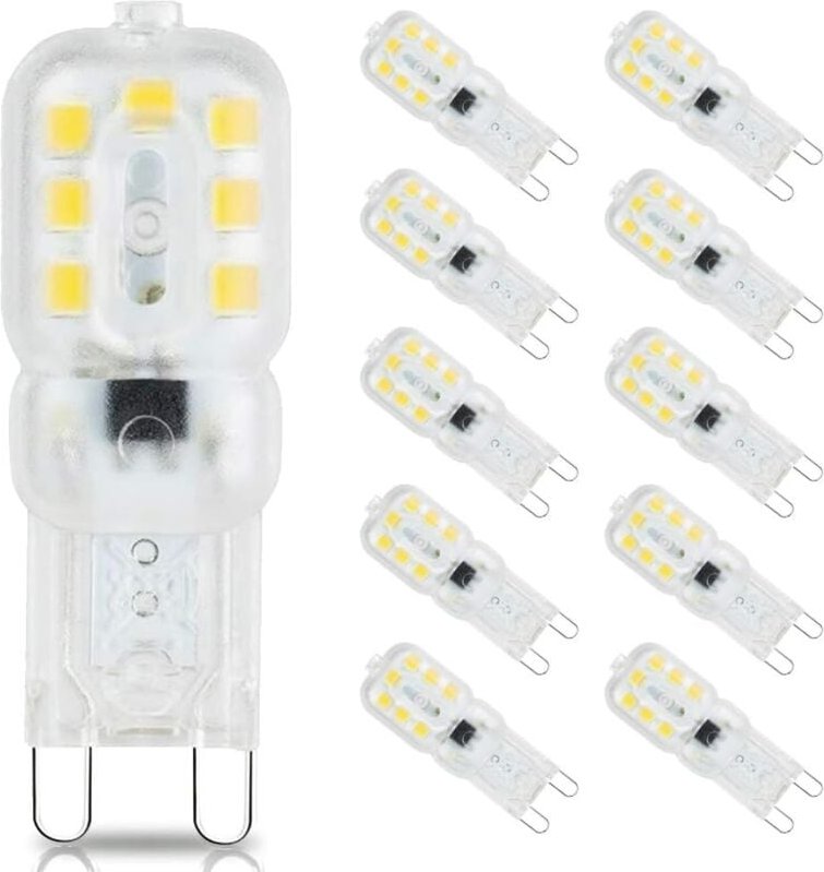 Thumbnail - Heguyey - G9-LED-Lampe, 3 w G9-LED-Lampen (entspricht 33 w Halogen-G9-Lampen), LED-G9-Lampen, Kaltweiß 6000 k, flimmerfr...