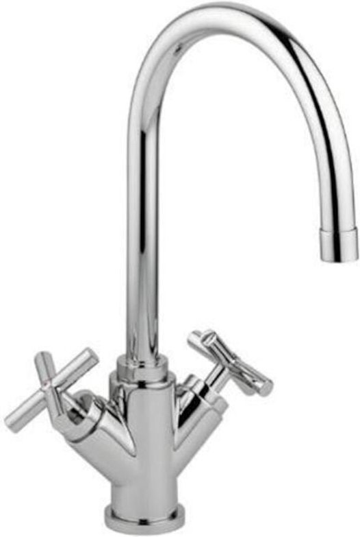 Cruz Waschbeckenarmatur mit Schwenkarm, Chrom (QTV180) - Paffoni