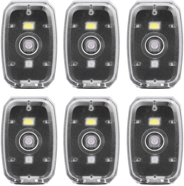 LED-Sicherheitslicht, wiederaufladbar, usb, zum Anklipsen, zum Radfahren, Wandern, Spazierengehen in der Nacht