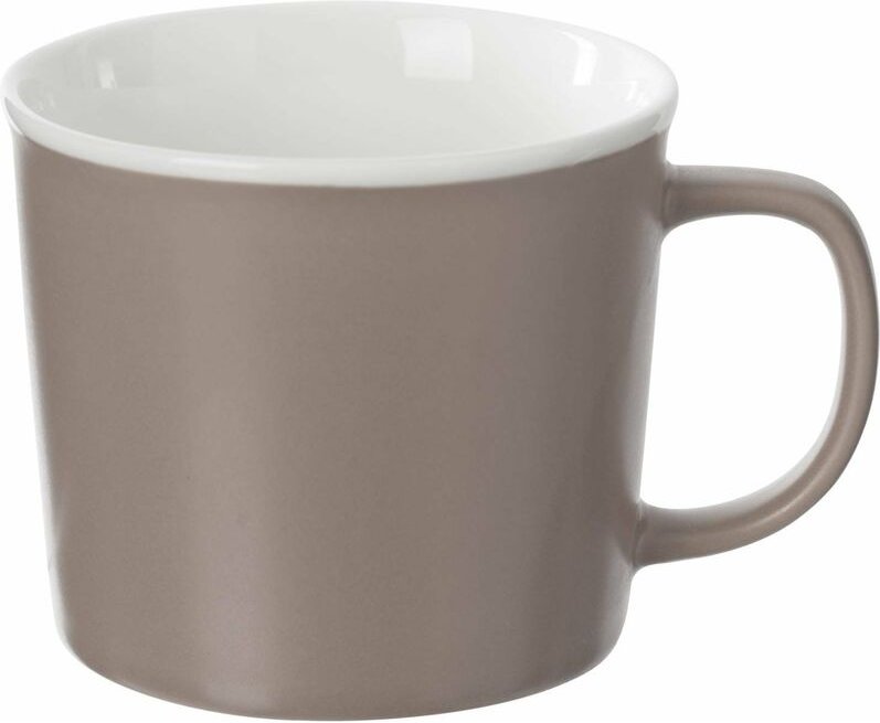 Secret De Gourmet - Porzellanbecher mit Griff, nature, 380 ml, taupe