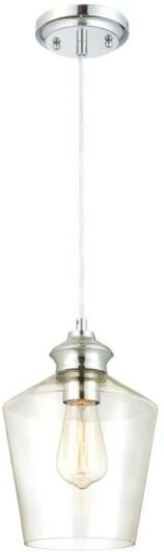 Westinghouse - Pendelleuchte Ramsey Chrom / Klarglas