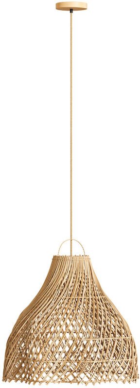Boho-Stil Rattan Hängeleuchte - Rodric Naturfarben