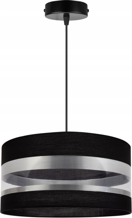 Elegante Deckenhängelampe, Chrom, Led-Lampenschirm