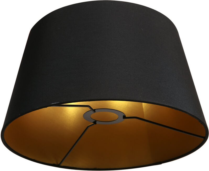 Lampenschirm - Lampenkappen - schwarz - leinen - ø 30cm - Mexlite