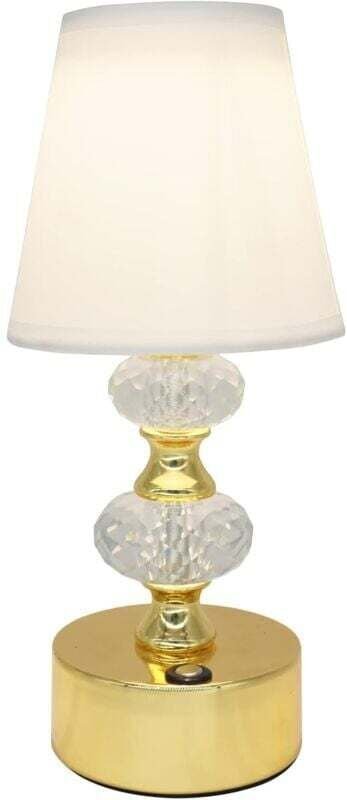 Nachttischlampe, 3 w dimmbare Touch-Nachttischlampe, 3000 k – 6000 k, 2000 mAh Akku, Sockel mit Anti-Rutsch-Matte, Stoff...