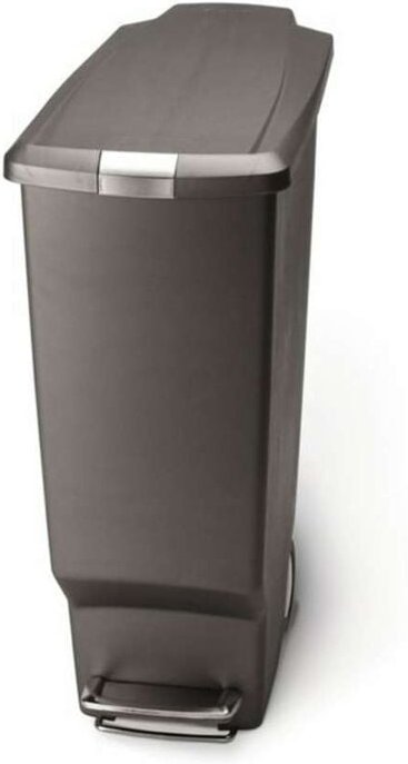 Simplehuman - Mülleimern - Abfalleimer Slim 40 l, Grau CW1363