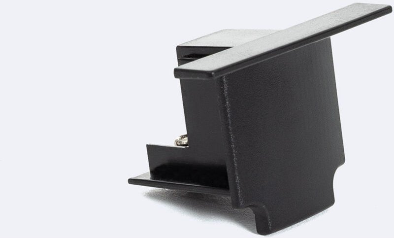 Ledkia - Endkappe für 3-Phasenstromschiene dali Track Einbau Aluminium Schwarz