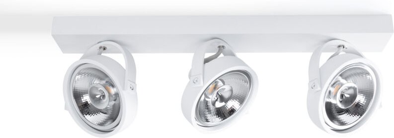 Dreifach verstellbarer Deckenstrahler IRIS + 3 AR111 GU10