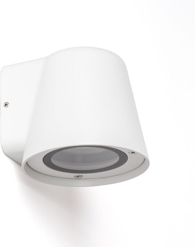 Wandleuchte Aussen Aluminium Darjan Weiß
