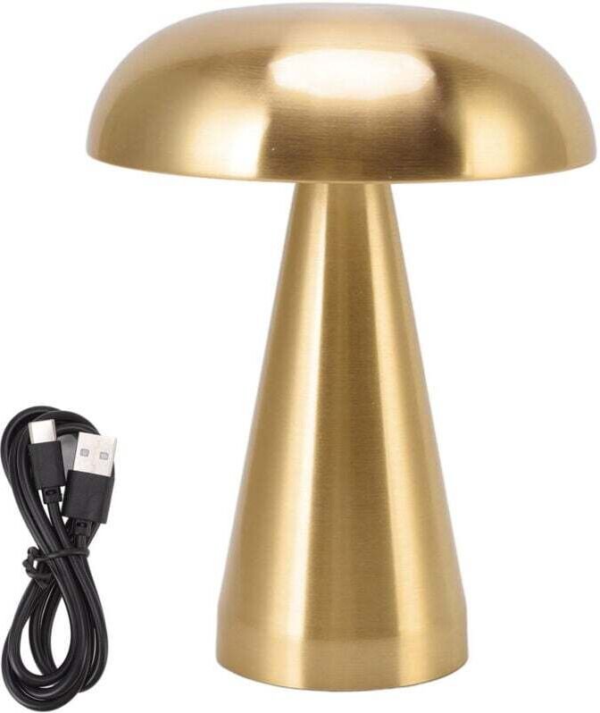 Vtizikl Champignon Lampe De Table Moderne Minimaliste Style Industriel 3 Couleur Dimmable Rechargeable Innovant Tactile ...