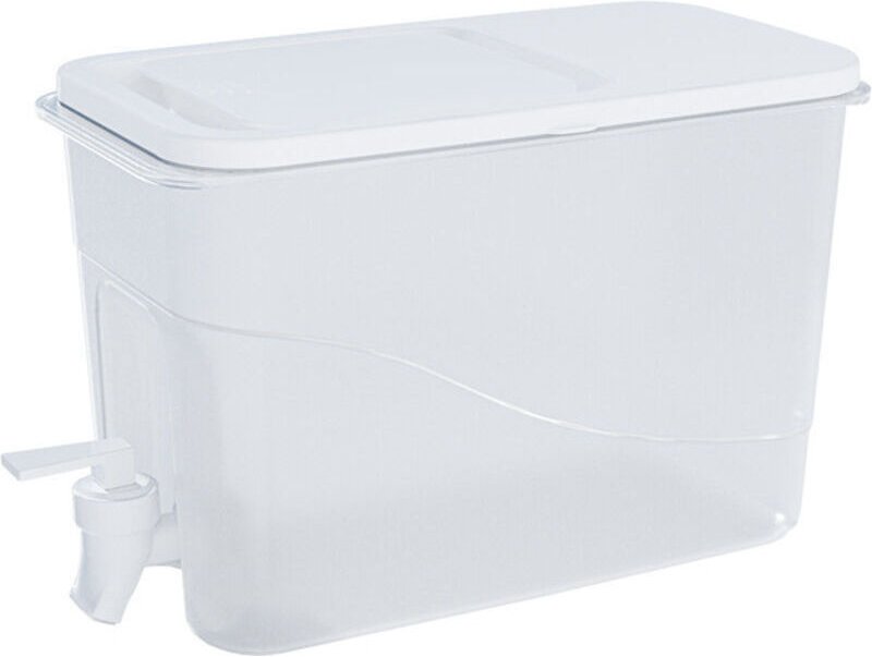 Wasserspender mit großem Fassungsvermögen (4 l) und Zapfhähnen, Getränkespender für Kühlschränke, Kaltwasserflasche mit ...