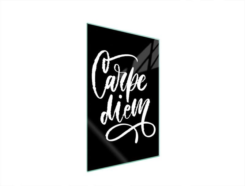 Glasschneidebrett 35x52 Schwarz