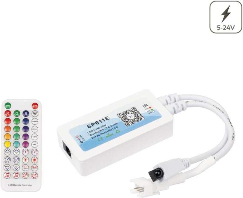 Pixel LED Controller DC5V-24V Bluetooth 38 Tasten IR Fernbedienung für WS2811 WS2812B RGB LED