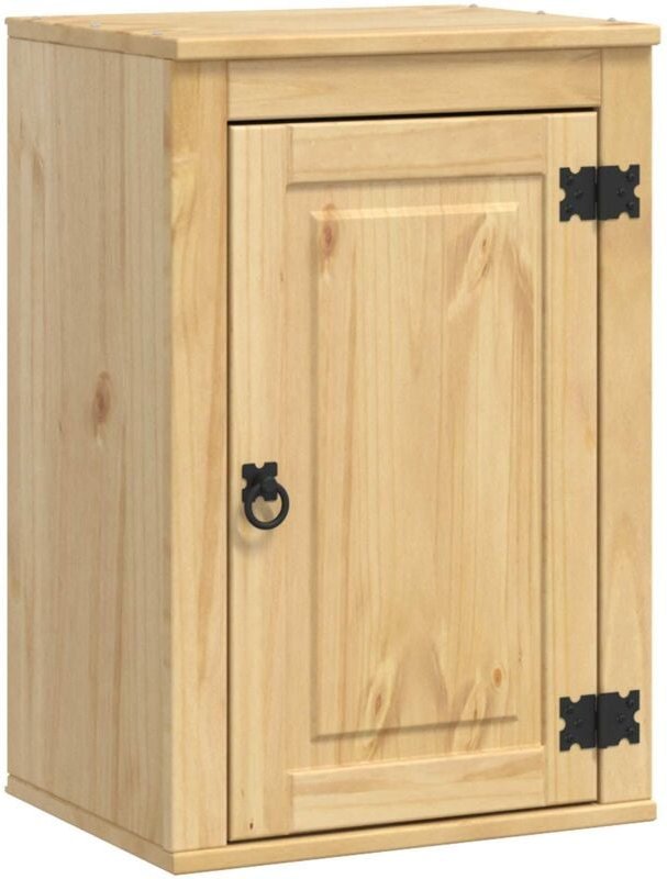 Schrank mit Regal Honig 60 x 32 x 40 cm Massives Kiefernholz vidaXL