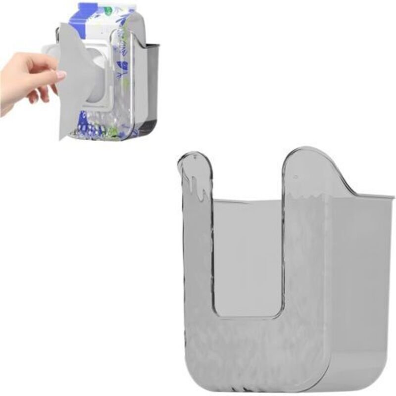 Aufbewahrungsbox für Küchentücher, Wand-Taschentuchbox, Acryl-Taschentuchspender, transparenter Taschentuchboxhalter (gr...