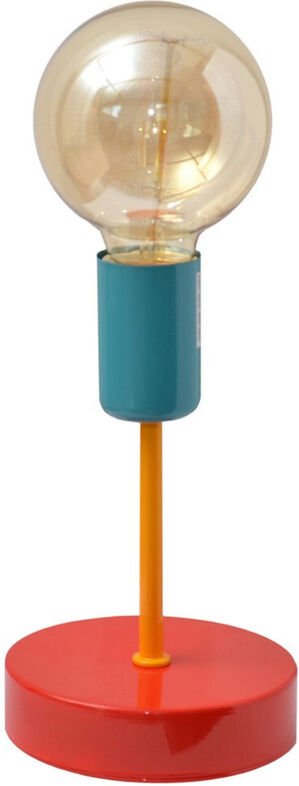 Tube Tischlampe Rot, Orange, Türkis 12cm - Helam