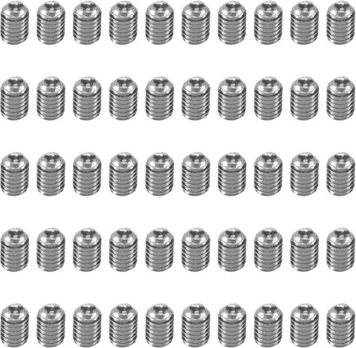 Tlily - M3 x 4mm Edelstahl Innensechskant Set Kappe Gewindeschrauben 50 Stuecke