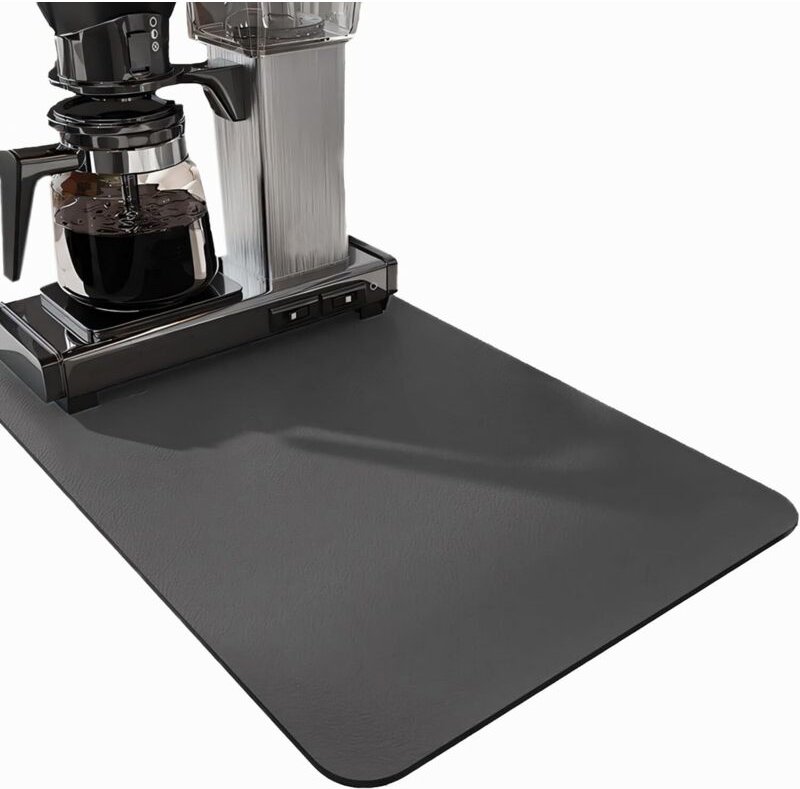 Große Abtropfmatte 40×60 cm, super saugfähig/faltbar, für Bar/Kaffeemaschine.