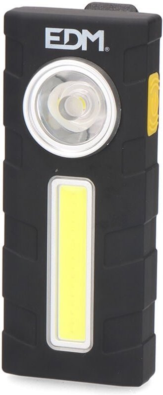 LED-Taschenlampe, 250 lm + 300 lm, wiederaufladbarer Akku, IP42 EDM 36375