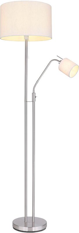 Thumbnail - Stehlampe - Ava - nikkel - metall - ø 40cm - E27 - - Globo