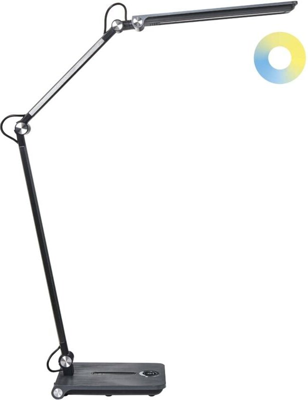 LED Schreibtischlampe AQUILA mit Dimmer Grau