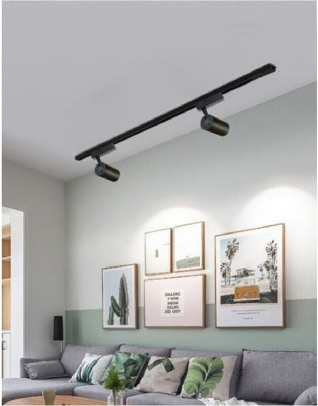 Trade Shop Traesio - Trade Shop - cob-led-spotlight mit track 30W track lamp kaltes natürliches warmes licht F30W-9H -