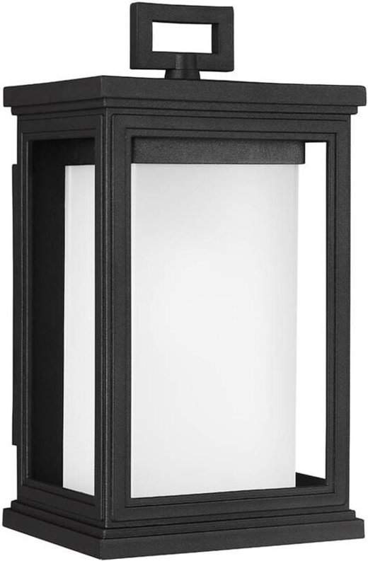Elstead - Roscoe - 1 Licht im Freien Kleine Wandlaterne Licht Schwarz IP44, E27