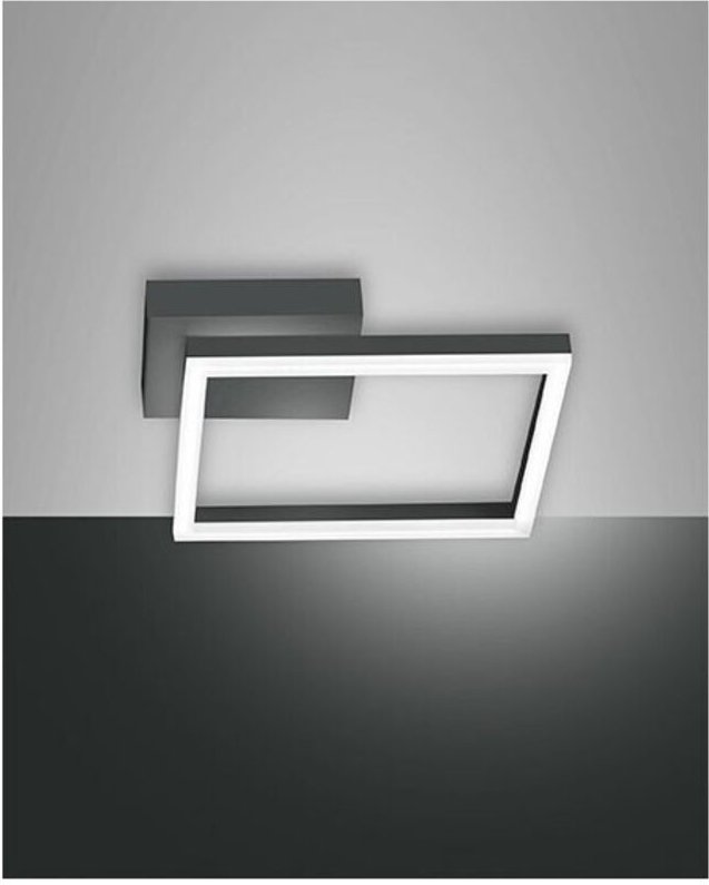 Fabas Luce Lighting - bard moderne LED-Deckenleuchte 22W Anthrazit 3394-23-282 Fabas Luce