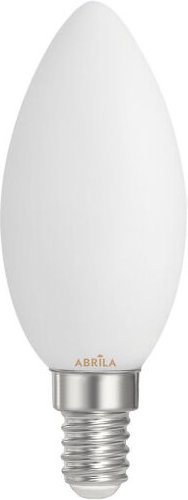 FABRILAMP Glühbirne LED de opaler Glühfaden Abrila E14 (6 W, 3000 K, 540 lm) Ø3,5 x 9,7 cm