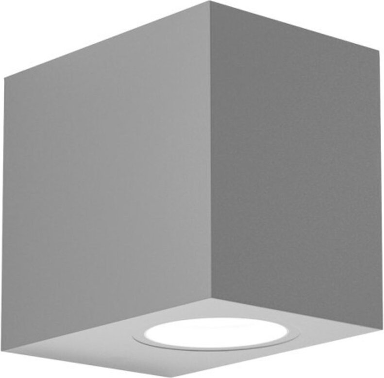 „Alce“ Außenwandleuchte GU10 (230V) IP44 8x7x9cm graue Farbe